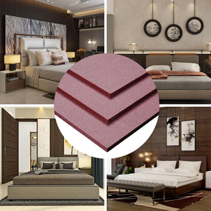 חומר עמיד אש הנדסה fr hdf לוח mdf הלוח mdf hpl עבור ארון קיר פנימי פנימי מסחרי פנים - Product Image 3