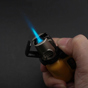 批发迷你火炬打火机可再填充喷射火焰火炬打火机定制 - Product Image 4