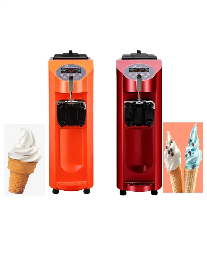 JU, коммерческая настольная машина для приготовления мороженого из нержавеющей стали
