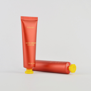 Küçük boş kozmetik BB krem ambalaj mat kırmızı ABL sıkmak el kremi plastik yumuşak tüp sekizgen kap 15ml 20ml 30ml - Product Image 1
