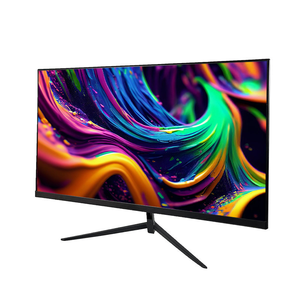 Fabrika toptan 23.8 24 inç düz IPS VA çerçevesiz 1K 1080p 60 75 100 144 165 Hz bilgisayar oyun monitörü RGB ışık ile - Product Image 3