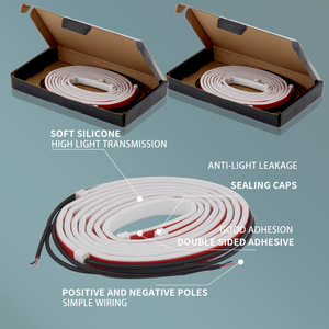 Door Open Warning <strong>Led</strong> Lights Sequential Flow Decorative Light Strip Universal <strong>Red</strong> and White <strong>LED</strong> Strobe Warning Lights - Product Image 6