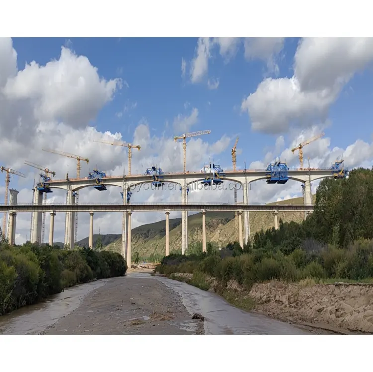 Kablo yerinde köprü inşaat yol demiryolu karayolu inşaatı döküm için ışık konsol formu gezgin kaldı