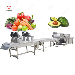 <strong>Apple</strong> Washing Machine and Drying Industrial Fruit and Vegetable Cleaning Machine <strong>Banana</strong> Fruit Mango Brush Washing Machine - Product Image 2