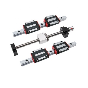 CNC <strong>Linear</strong> <strong>Guide</strong> Rail Flang <strong>Square</strong> Type <strong>Linear</strong> Rail <strong>Guide</strong> HGH25CA 400mm <strong>Linear</strong> <strong>Guides</strong> Rail <strong>Block</strong> for CNC - Product Image 1