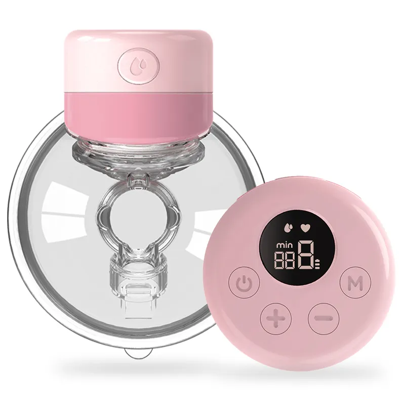 Smart touch display a LED elettrico wireless indossabile silicone tiralatte BPA Free silicone capezzolo pompa per l'allattamento al seno