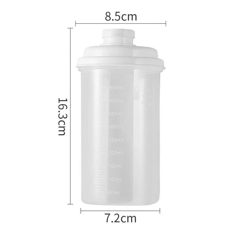 Graduated storage bottle