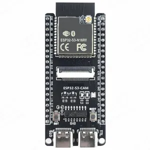 บอร์ดพัฒนา S3 ESP32มีโมดูล Wi-Fi 2.4G สำหรับโมดูลกล้อง OV2640แฟลช ESP32 8MB PSRAM 16MB S3 N16R8 CAM Type-C
