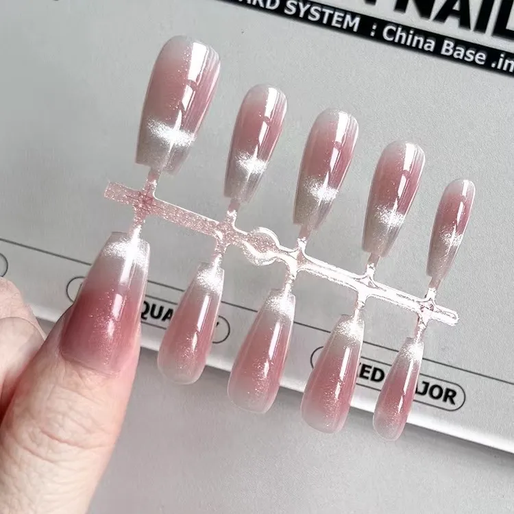 MyBeautyNagel-Tipps UV-Gel-Presse auf Nägel künstliche Nagel künstliche Fingernägel Großhandel französisches Ombre Katzenauge künstliche Nägel