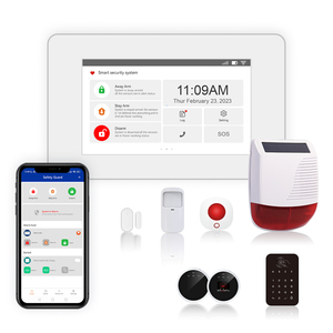 2025新到达的Gsm + wifi家庭安全报警系统433兆赫无线防盗与Cms中央监控系统 - Product Image 1