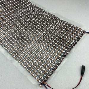60pixels*30pixels(100cm*50cm)addressable RGB Full Color WS2812B/WS2811 Flexible <strong>LED</strong> Pixel Panel Light DC5V;IP20;BLACK <strong>PCB</strong> - Product Image 2