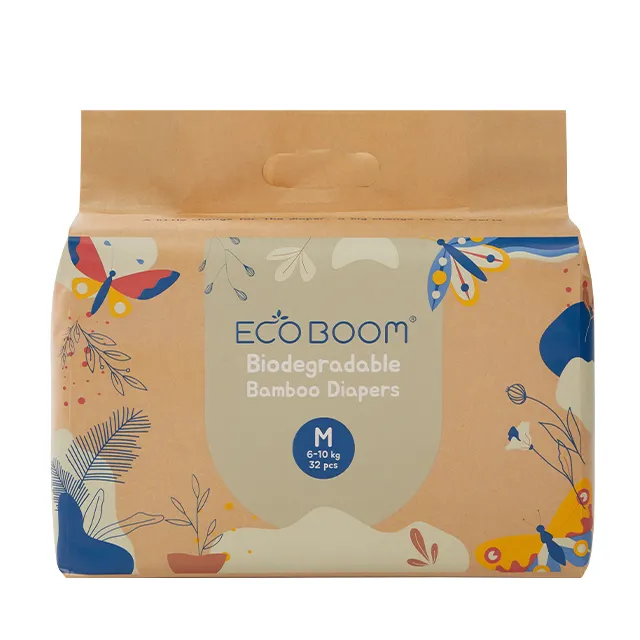 ECO BOOM bambou premium bébé biodégradable couches confortables bio couches