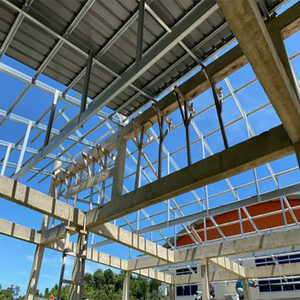 Kết cấu mái thép Kết Cấu Thép đúc sẵn Kết Cấu Thép chuồng cho sân bóng rổ - Product Image 4