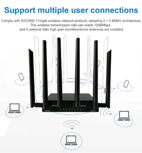 Hoch geschwindigkeit stabilität 4G Wireless Router 4G Plug - in Karten router LAN-Port Industrial Lte WIFI CAT6 Router - Product Image 2