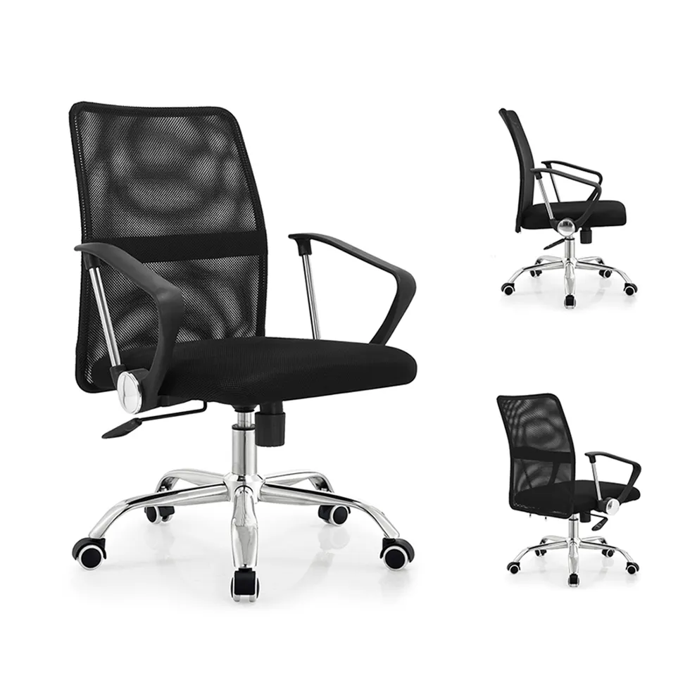 Silla giratoria ergonómica de malla para oficina, sillón ejecutivo moderno de muestra gratis, venta al por mayor