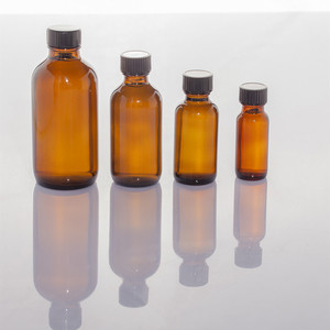 Büyük boy kapasiteli 500ml 16oz boston yuvarlak içecek bardağı şişeleri açık kehribar mavi içme suyu için kullanılan - Product Image 4