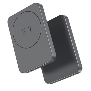 Aluminum Alloy Magnetic Power Bank PD20W Fast Charge Type-<strong>C</strong> <strong>Input</strong>/<strong>Output</strong>,15W Wireless Charger Power Bank 5000mAh for All Phones - Product Image 1