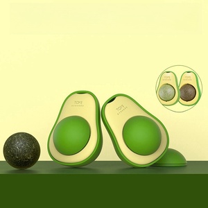 Snack, golosinas giratorias saludables, gatito, juguete comestible para gatos, bola para lamer menta, aguacate, hierba gatera, Bola de pared, juguetes para gatos, hierba gatera y aguacate - Product Image 3