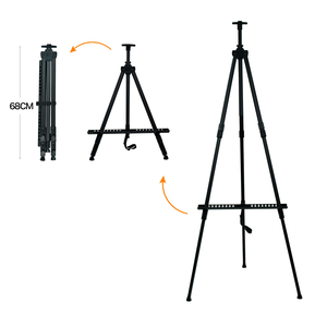 Chất Lượng Cao Ngoài Trời Xách Tay Có Thể Điều Chỉnh Nghệ Sĩ Kim Loại Nhôm <span class=keywords><strong>Tripod</strong></span> Phác Thảo Giá Vẽ - Product Image 1