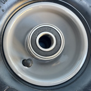 農業用ゴムタイヤ10インチ空気圧ゴムホイール3.50-4芝刈り機用ハンドトロリーホイール3.50-4
