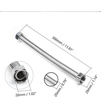 Stainless Steel <strong>Flexible</strong> Plumbing Water Hose Flex <strong>Pipe</strong>