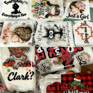 Miễn Phí Mẫu Tiêu Chuẩn A4 Kích Thước Lớn Tùy Chỉnh Thiết Kế Chất Lượng Cao Trực Tiếp Để Phim Dtf Truyền Nhiệt Vinyl Cho T-Shirts Jersey Logo - Product Image 1