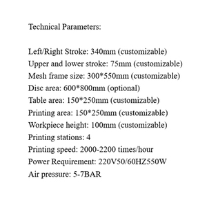 Fully Automatic Turntable Glass Screen Printer With Automatic <strong>Loading</strong> and <strong>Unloading</strong> Silk Screen Printer for Plastic Boxes - Product Image 6