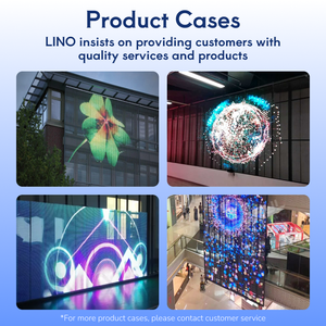 LINO reklam fabrika fiyat ultra-ince P2.6 P3.9 P7.8 şeffaf LED ekran - Product Image 4