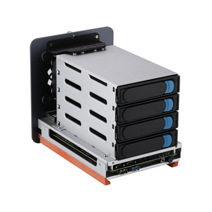 4 Bay NAS ปรับแต่งได้อย่างเต็มที่ขั้นสูงเราเตอร์มินิเซิร์ฟเวอร์เดสก์ท็อปพีซี CPU i5-10210U i7-10710U 2x SSD 4x HDD 4x LAN - Product Image 5