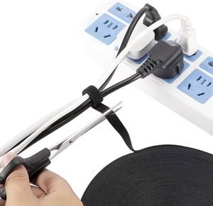 Ganchos y sujetadores de bucle Cinta de amarre Velcroes Correas elásticas con hebillas personalizadas para encuadernación de cables Velcroes ajustables y reutilizables