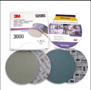 Trizact Hookit bọt ĐĨA 6 inch giấy nhám tấm <span class=keywords><strong>pad</strong></span> 150mm đánh bóng chà nhám miếng bọt biển P1000 P2000 P3000 P5000 - Product Image 3