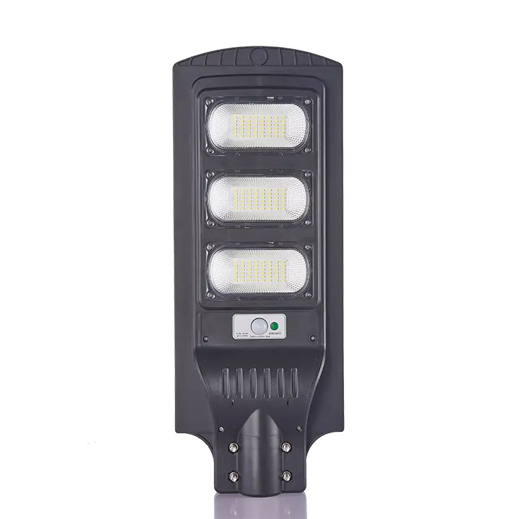 Lampadaire solaire à led avec détecteur de mouvement intégré à haute efficacité, 100w, 200w, 300w, 400w, 500w