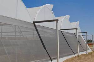 Red de plástico antiinsectos de 50 mallas para agricultura, invernaderos, uso agrícola, red de protección y control de insectos para invernadero - Product Image 3