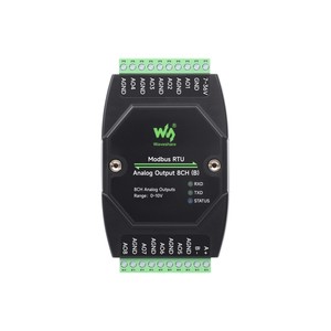 工业8ch模拟输出模块，12位数模转换，DC 7 ~ 36v宽电压电源 - Product Image 3