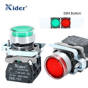 DB4-BW34B5/XB4-BW34B5 Momentary Button Push Switch 22mm Metall Drucktasten schalter mit Licht - Product Image 4