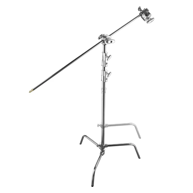Accesorios de disparo de cámara de equipo fotográfico, soporte de trípode, cabeza de agarre de brazo mágico resistente Studio Light C Stand