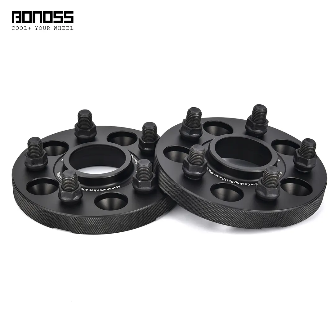 BONOSS Forgiato Distanziali Ruota PCD 5x114 CB64 per Tesla Modello 3 AWD Prestazioni 2x15 millimetri 2x 20 millimetri