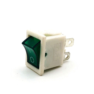 JTELE I/O 4 pin KCD1-104 6A 250 V AC Elektrik çift kutuplu ışıklı rocker anahtarı ile lamba 21*15 yeşil - Product Image 4