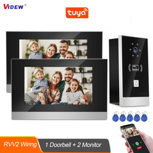 Sistema de 2 cables, fácil de instalar, videoportero casero, timbre de puerta, sistema de teléfono para Villa, llamada bidireccional, intercomunicador inalámbrico - Product Image 4