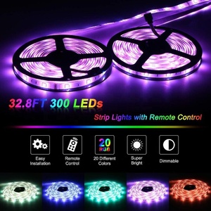 5m 16.4ft 5050 SMD RGBLEDストリップコンプリートセット防水LEDライトストリップ、44キーLEDコントローラーおよびドライバー付き - Product Image 4