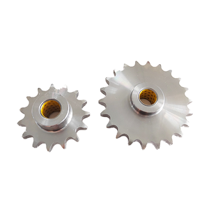 Piezas de motocicleta de forjado, cadenas y piñones de transmisión/piñón de motocicleta/engranaje cónico