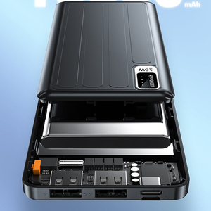 เครื่องชาร์จมือถือ10000mAh แบตเตอรี่ภายนอกไฟ LED แสดงผลแบบดิจิตอล - Product Image 4