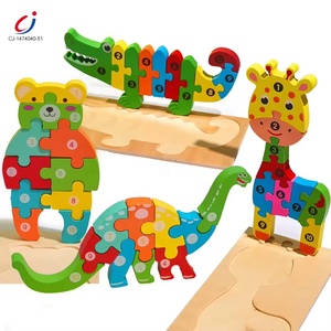 Trò Chơi Ghép Hình 3D Bằng Gỗ Cho Trẻ Em Thiết Kế Mới Đồ Chơi Bằng Gỗ Giáo Dục Montessori Cho Trẻ Em - Product Image 2