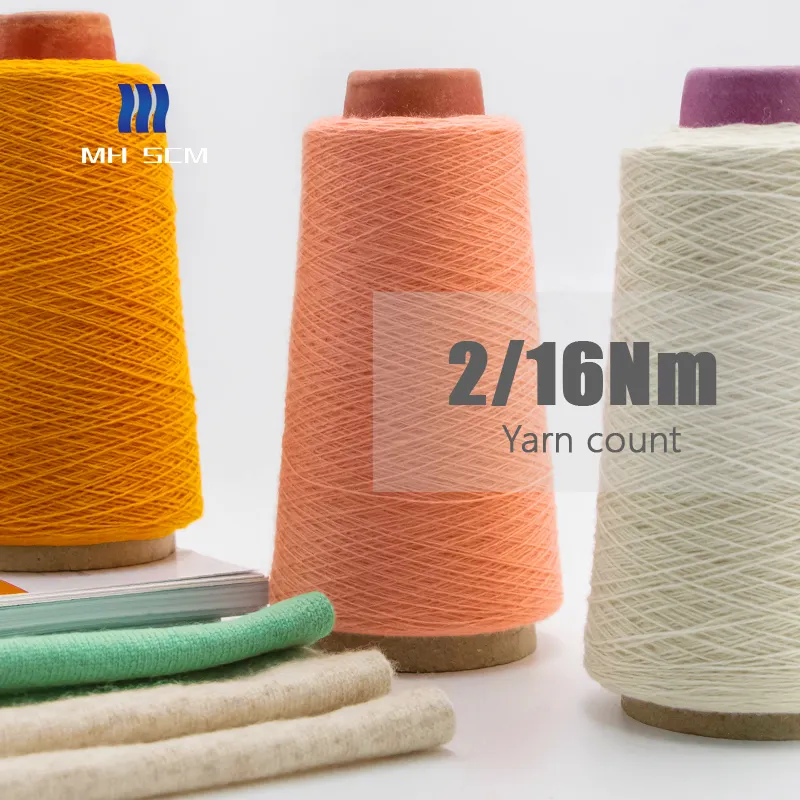Filati di lana 100% tinti naturali puri all'ingrosso 2/16 lana filato di lana merino lavorato a maglia cina filati per maglieria a mano sfusi in vendita
