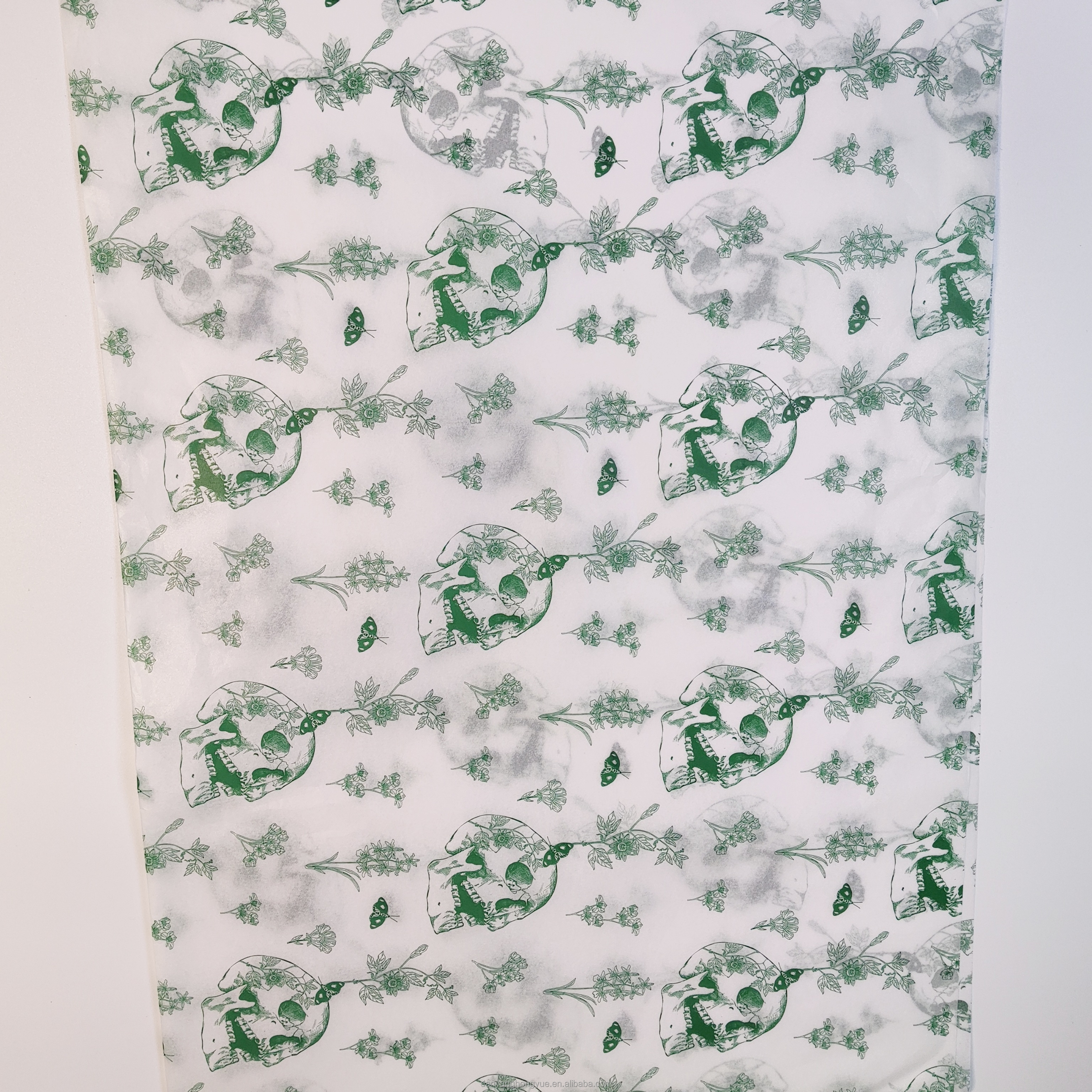 Green Skull Flowers