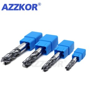 铣刀合金涂层钨钢工具数控机床立铣刀AZZKOR顶铣刀套件铣床工具 - Product Image 5