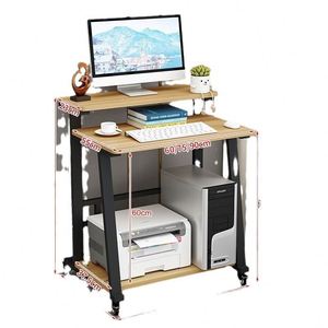 Mesa multifuncional para juegos de ordenador fácil de montar para oficina en casa, mesa para ordenador de escritorio - Product Image 4