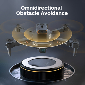 P7 Folding <strong>Drone</strong> 4k Dual <strong>Camera</strong> Headless Mode Mini <strong>Drone</strong> Obstacle Avoidance Beginner Level 2.4g Fpv Mini Uav 100m Radio Control - Product Image 6