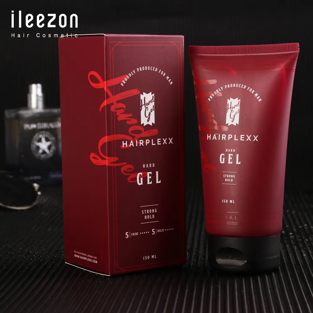 Logo personalizzato Strong Hold Hair Styling Gel No Flaking Styling da uomo