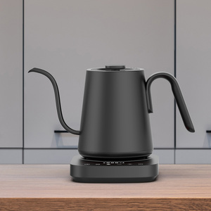 800Ml Goose Neck Stainless Steel Kettle Black <strong>Digital</strong> Smart Pour Over Coffee Tea <strong>Temperature</strong> Control Gooseneck Electric Kettle - Product Image 4
